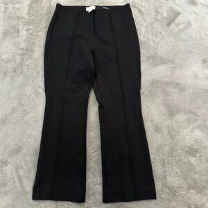 Maeve The Margo Black Ponte Knit Bootcut Pants SMALL Pull On Flare
